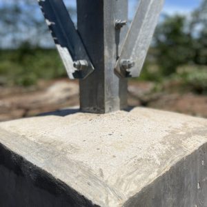 Foundation of a 70kV tower of a project in 2022